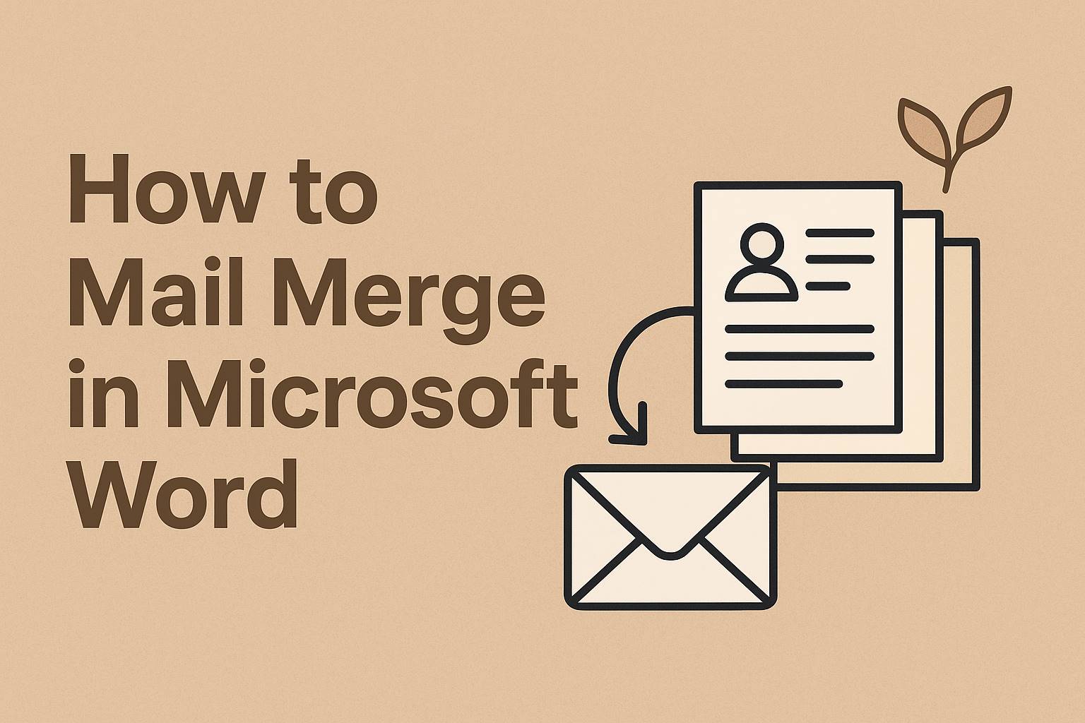 How to Mail Merge in Microsoft Word