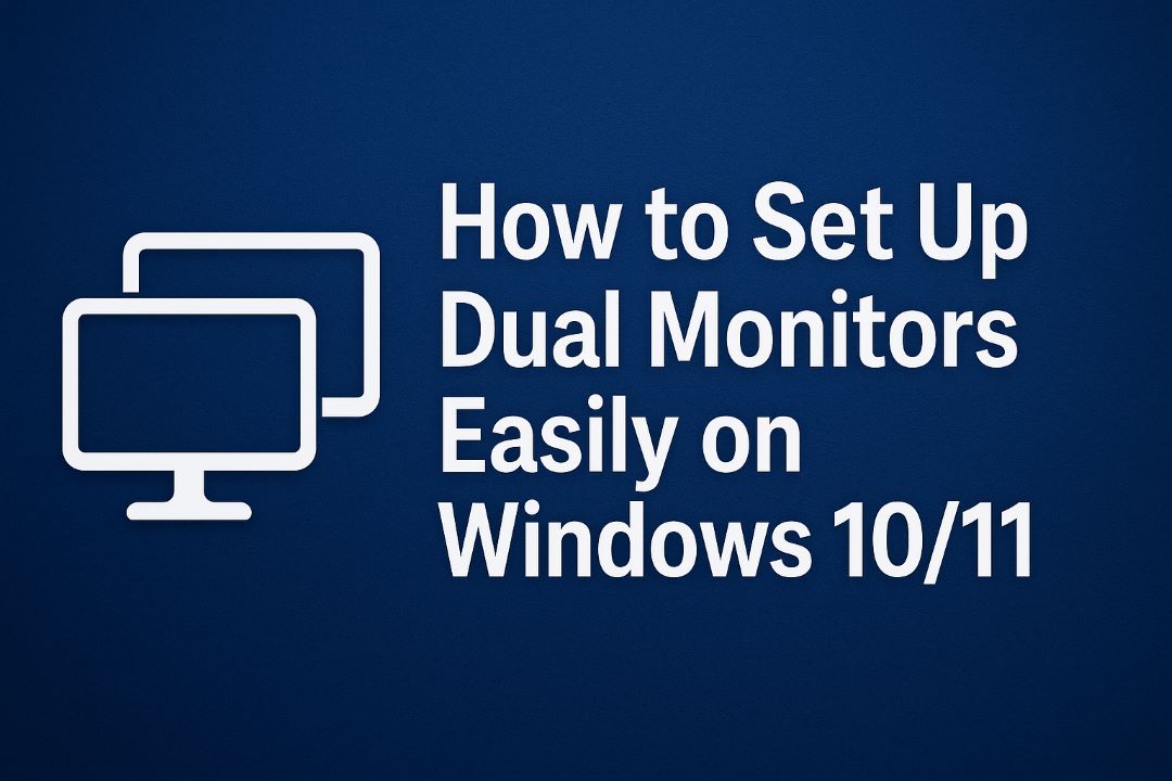 How to Set Up Dual Monitors Easily on Windows 10/11